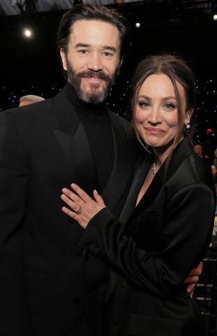 om Pelphrey and Kaley Cuoco attend the 31st Annual Critics Choice Awards at Barker Hangar on January 04, 2026Credit: Rodin Eckenroth/GA/The Hollywood Reporter via Getty