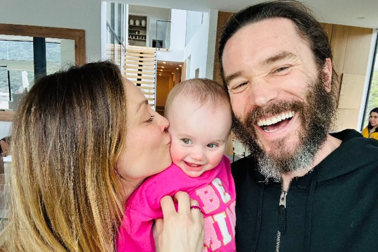 Kaley Cuoco, Matilda and Tom PelphreyCredit: Tom Pelphrey/Instagram