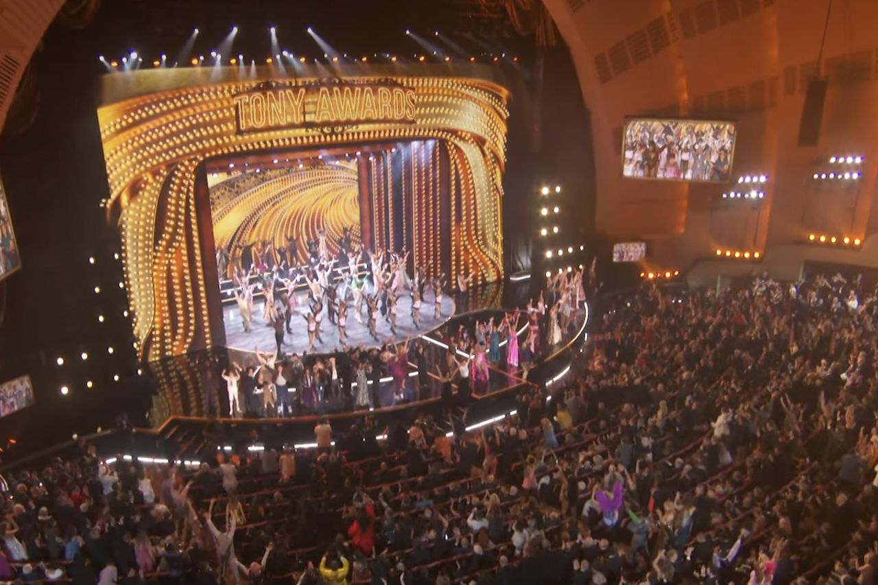 The opening number during the 2026 Tony's Credit: CBS