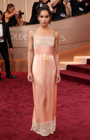 Zoë Kravitz at the 2026 Golden Globes on January 11, 2026Credit: Kevin Mazur/Getty