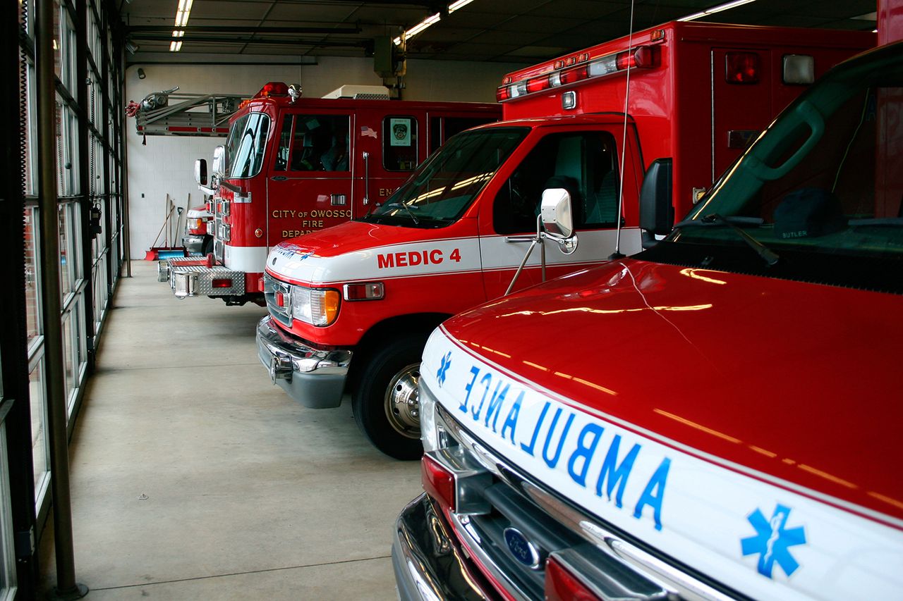 Owosso Fire Department vehiclesCredit: Dembinsky Photo Associates/Alamy