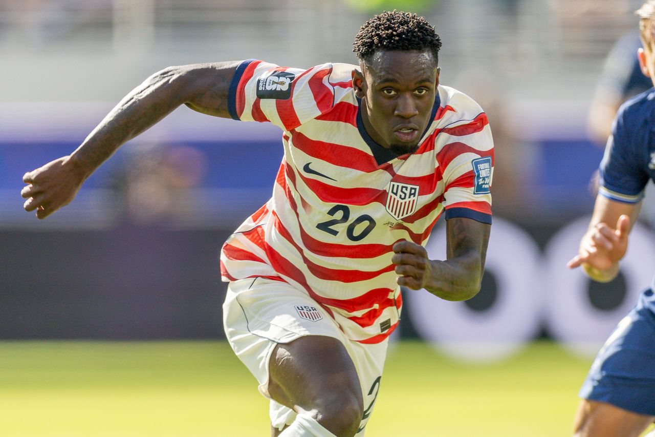 Folarin Balogun during the FIFA World Cup match between USA and Bosnia and Herzegovina on July 1, 2026 in Santa Clara, CA. Folarin Balogun during the FIFA World Cup match between USA and Bosnia and Herzegovina on July 1, 2026 in Santa Clara, CA.Credit: Bob Kupbens/Icon Sportswire via Getty