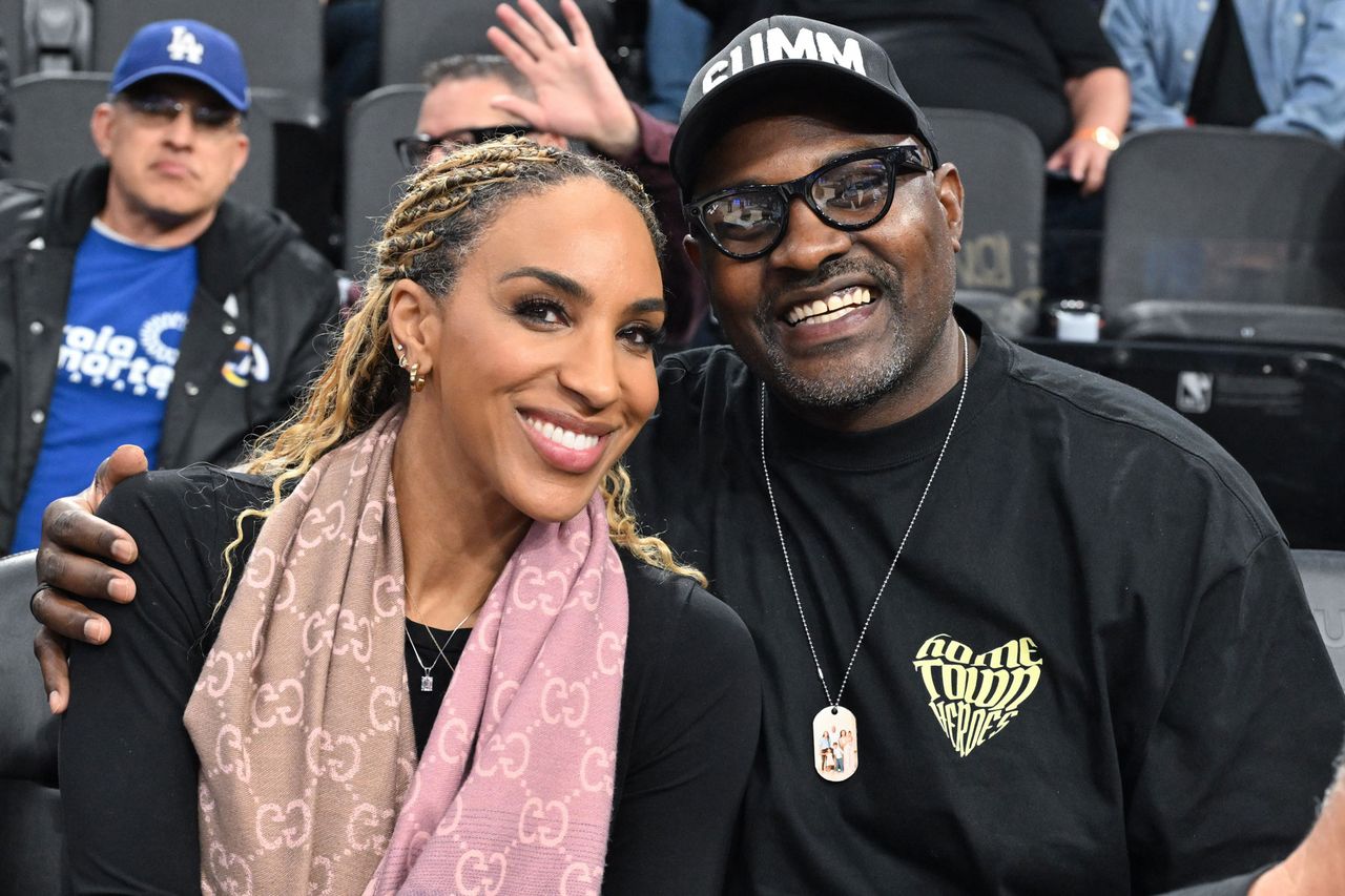 Annemarie Wiley (L) and Marcellus Wiley attend a basketball game between the Los Angeles Clippers and the Memphis Grizzlies at Intuit Dome on December 15, 2025 Annemarie Wiley and Marcellus WileyCredit: Allen Berezovsky/Getty