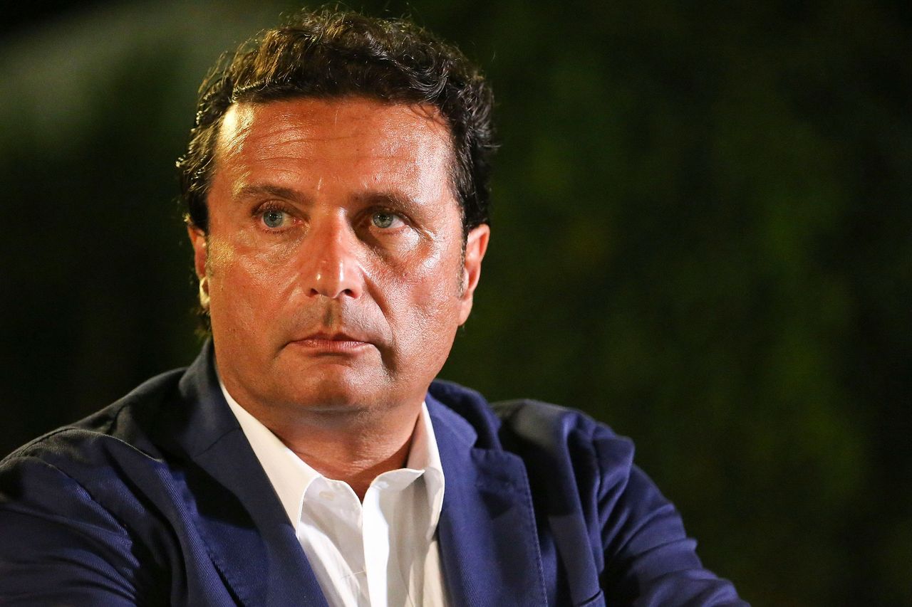 Francesco Schettino during the presentation of his book on the sinking of the Concordia written with journalist Vittoriana Abate. Francesco Schettino in 2015Credit: Marco Cantile/LightRocket via Getty