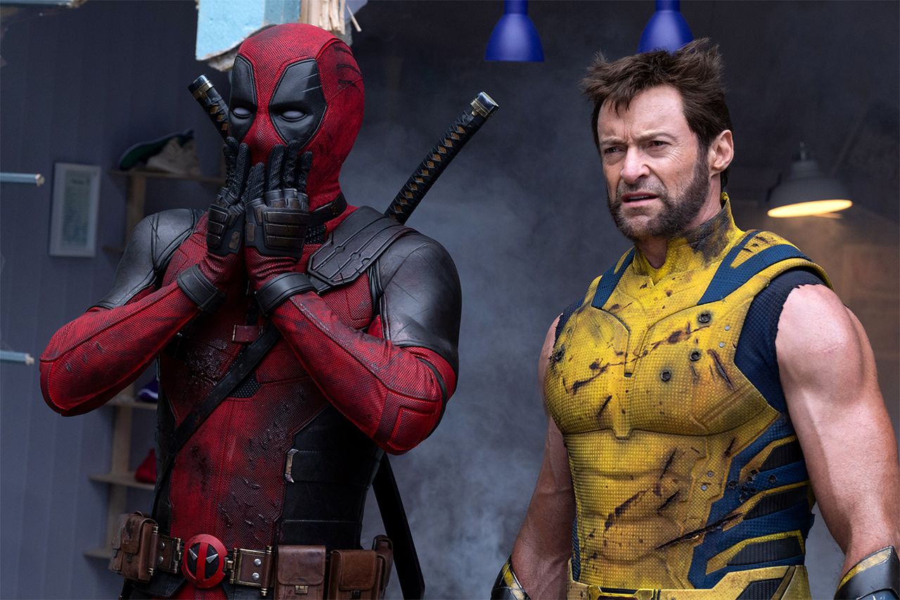 Ryan Reynolds as Deadpool and Hugh Jackman as Wolverine in ‘Deadpool and Wolverine.’Credit: Jay Maidment/20th Century Studios/MARVEL