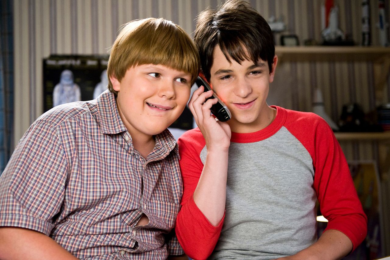 Robert Capron and Zachary Gordon on Diary of a Wimpy Kid: Dog DaysCredit: Diyah Pera/Fox