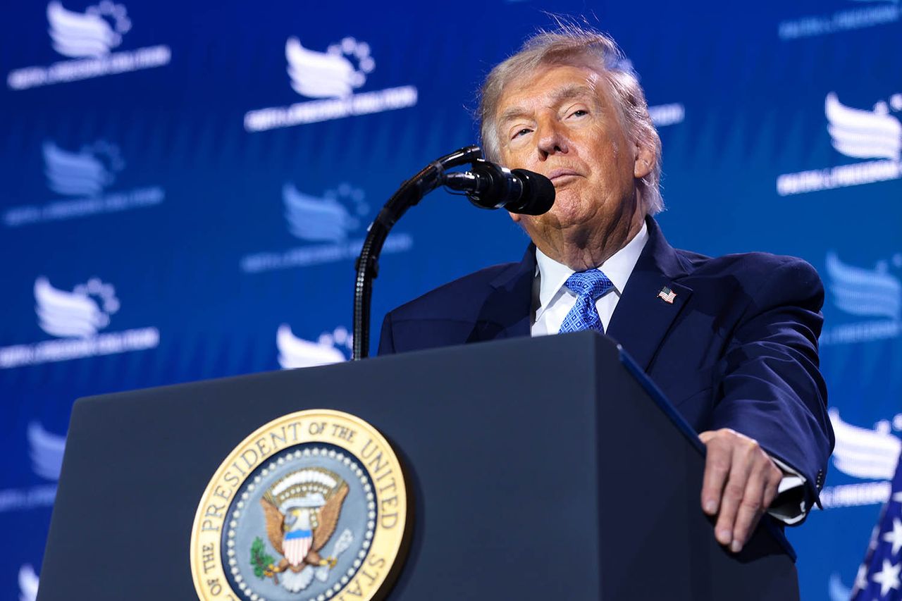 President Donald Trump on June 26, 2026 in Washington, DCCredit: Anna Moneymaker/Getty