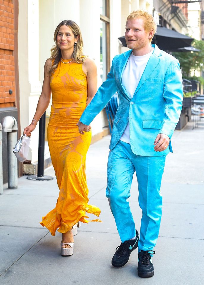 Cherry seaborn and Ed Sheeran in New York City on July 3, 2026Credit: BACKGRID