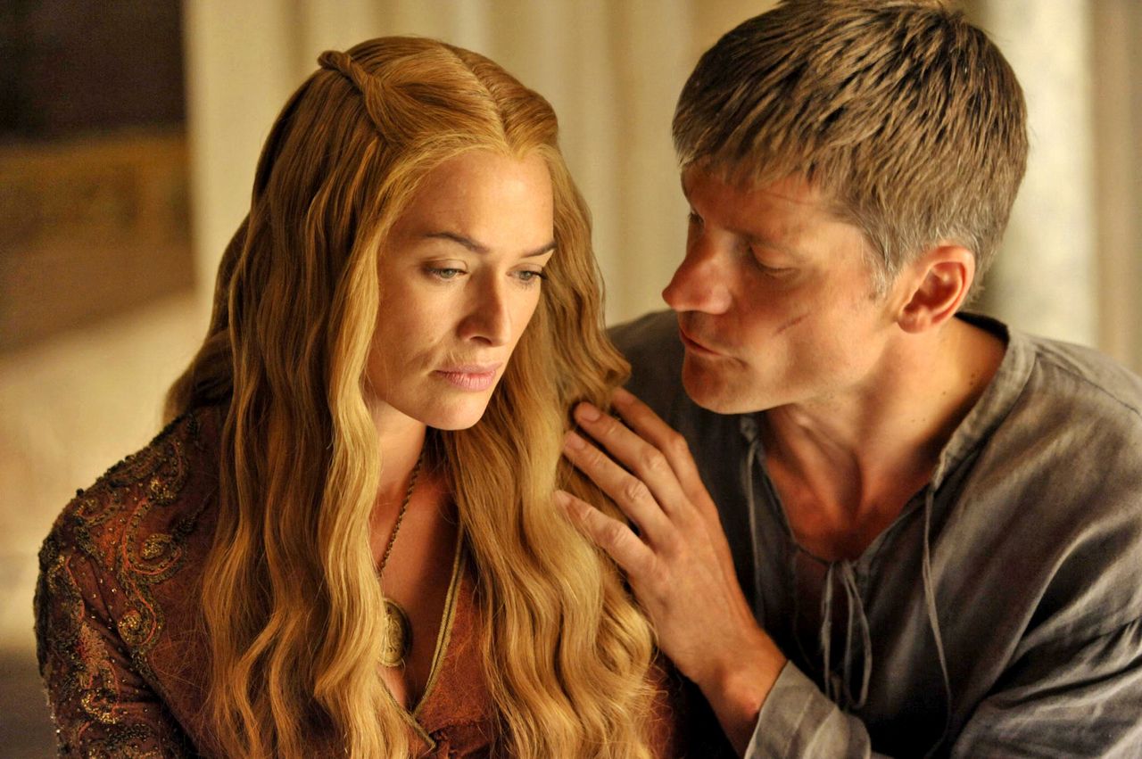 Lena Headey and Nikolaj Coster-Waldau on the set of “Game of Thrones”Credit: Neil Davidson/HBO