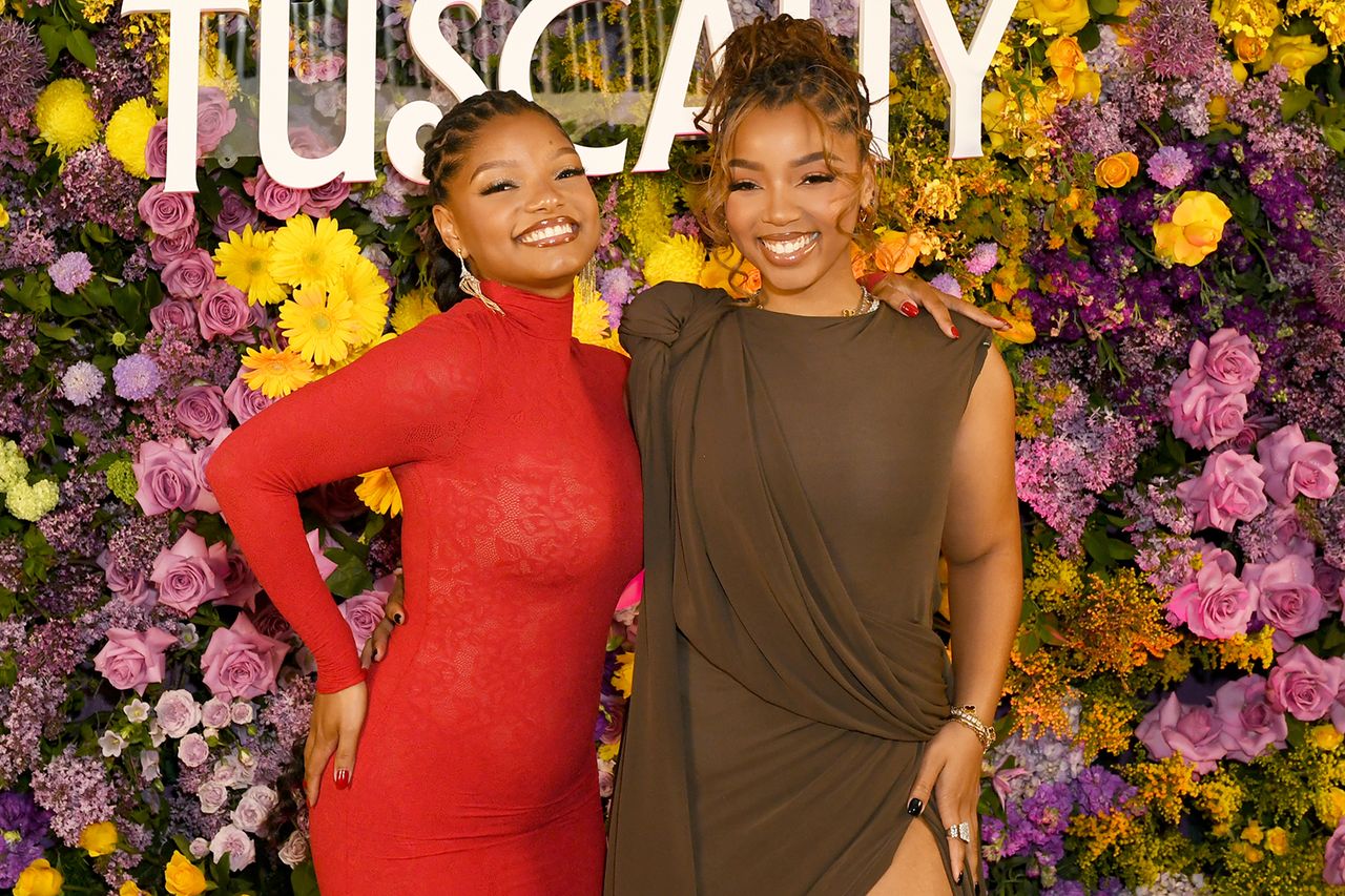 Halle Bailey and Chloe Bailey hosted private screening for 