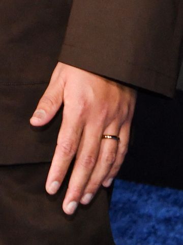 Jacob Batalon wearing a gold band at the Los Angeles premiere of ‘Spider-Man: Brand New Day’ on July 27, 2026Credit: Chris DELMAS/AFP via Getty