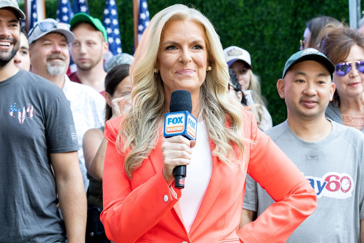 Janice Dean gives a weather forecast during 'Fox & Friends All-American Summer Concert Series' at Fox News Channel Studios on June 14, 2024 in New York City. Janice Dean gives a weather forecast during the ‘Fox & Friends All-American Summer Concert Series’ in 2024Credit: Santiago Felipe/Getty