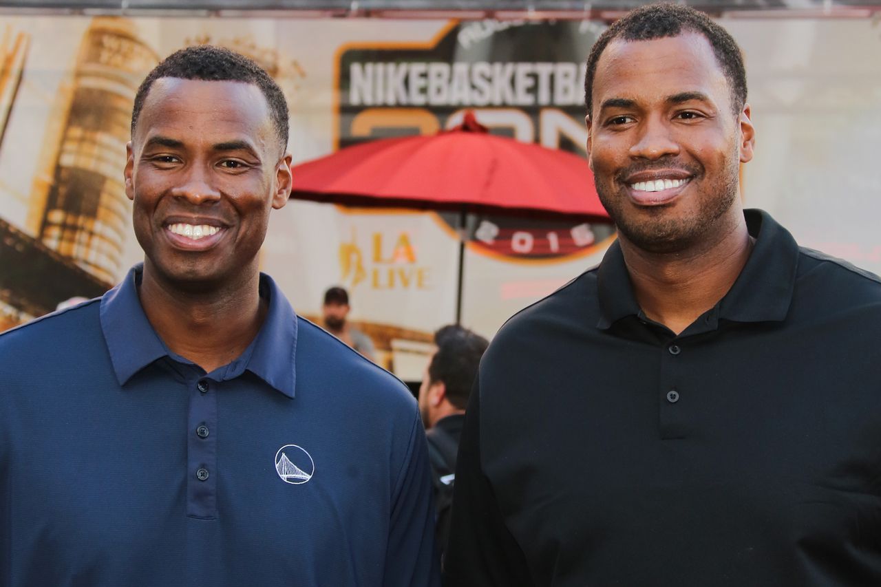 The late Jason Collins (L) and Jarron CollinsCredit: Paul Archuleta/FilmMagic