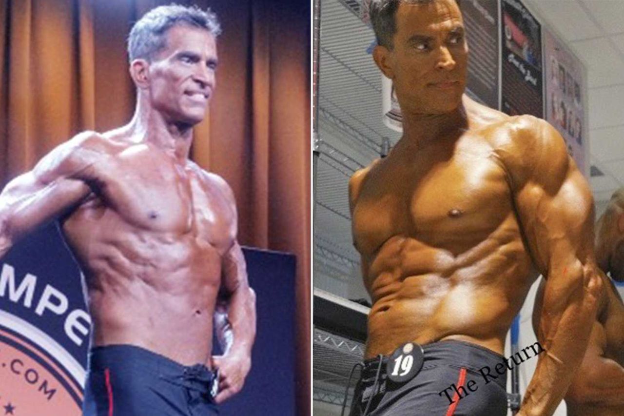 Schaech competing in the Mr. Tennessee bodybuilding contest in 2023Credit: Courtesy of Johnathon Schaech (2)