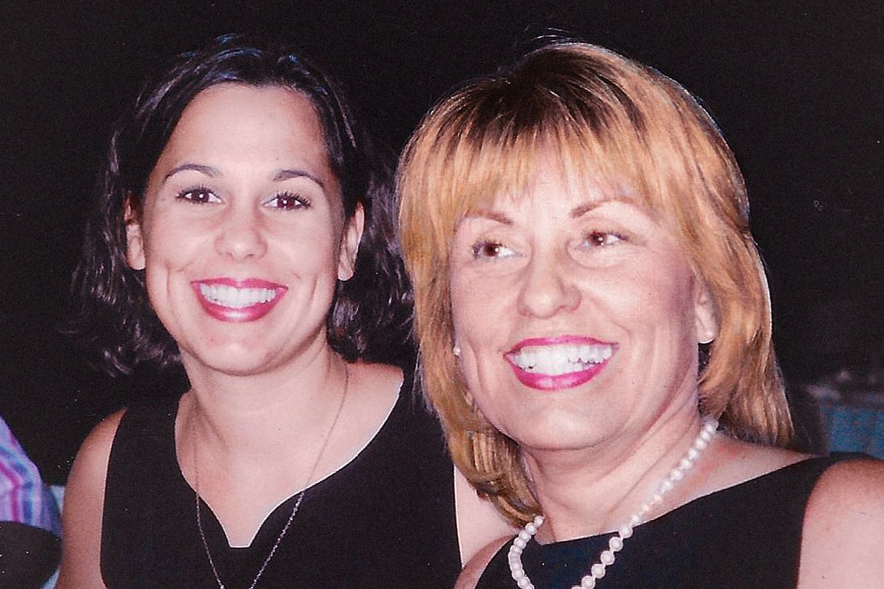 Laci Peterson and Sharon Rocha.Credit: Netflix