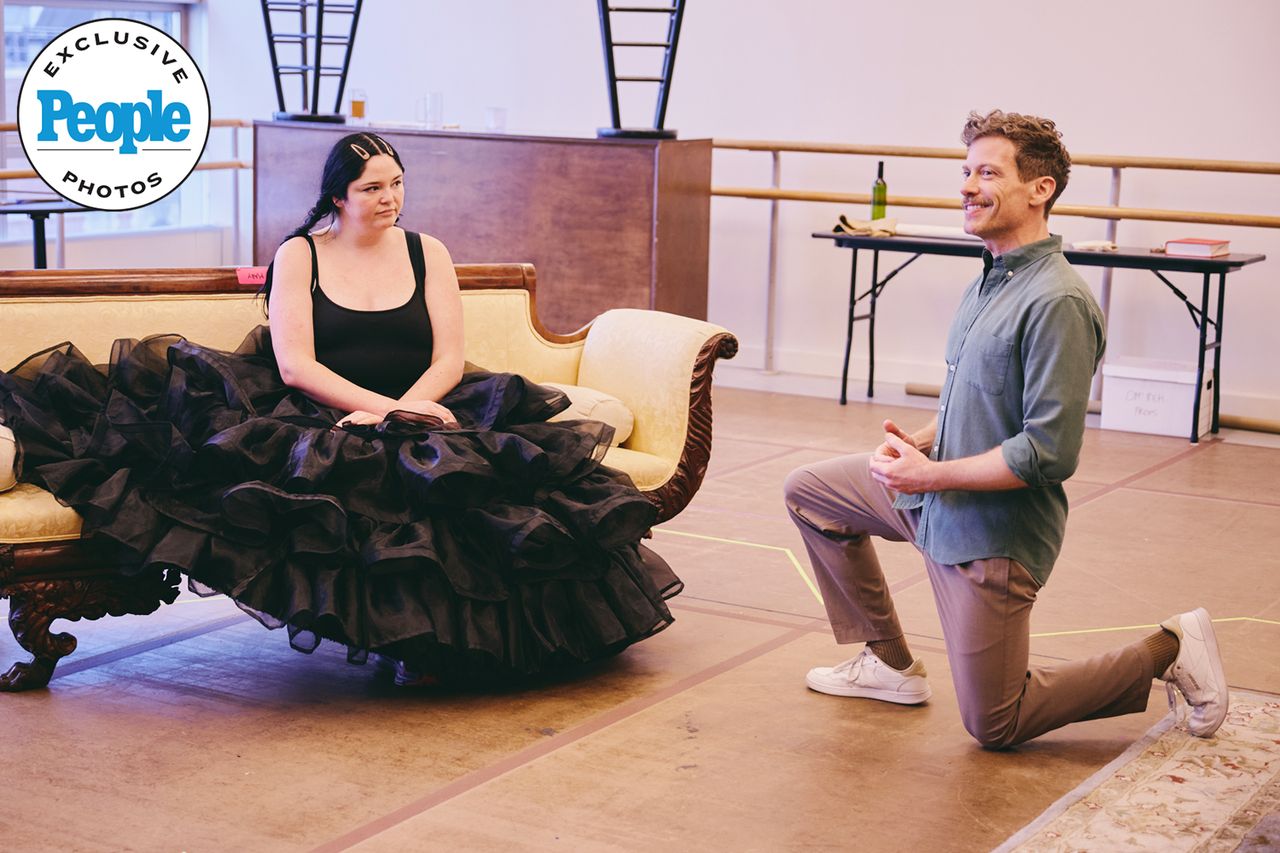 Meg Stalter and Barrett Foa rehearse for 'Oh, Mary!' on BroadwayCredit: Jenny Anderson