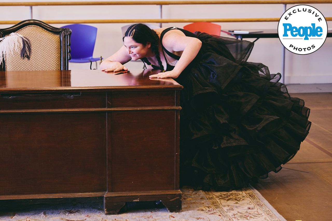 Meg Stalter rehearses for 'Oh, Mary!' on BroadwayCredit: Jenny Anderson