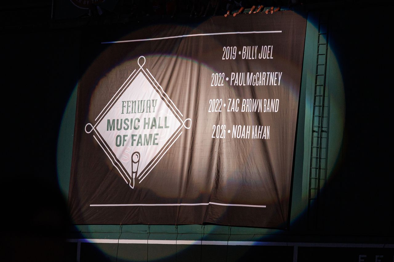 Noah Kahan’s Fenway Music Hall of Fame induction on July 11, 2026Credit: Christopher Polk / @polkimaging