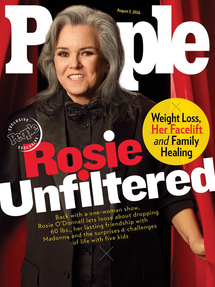 Rosie O’Donnell on the cover of PEOPLE’s Aug. 3 issueCredit: Allison Michael Orenstein