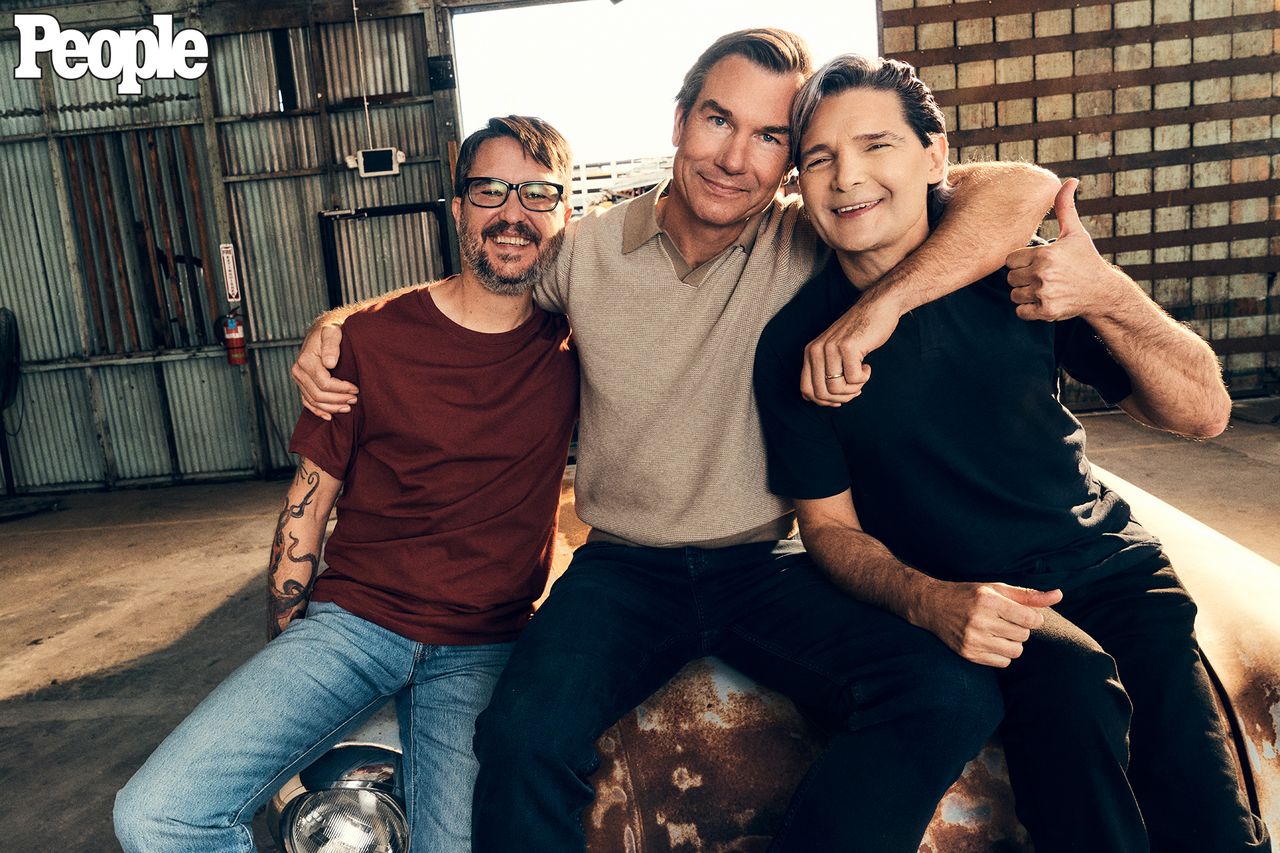 Jerry O'Connell, Wil Wheaton and Corey Feldman shot by Shayan Asgharnia on 2/17/2026 in Los Angeles, CA. (Left-right:) Wil Wheaton, Jerry O’Connell and Corey Feldman on Feb. 17Credit: Shayan Asgharnia