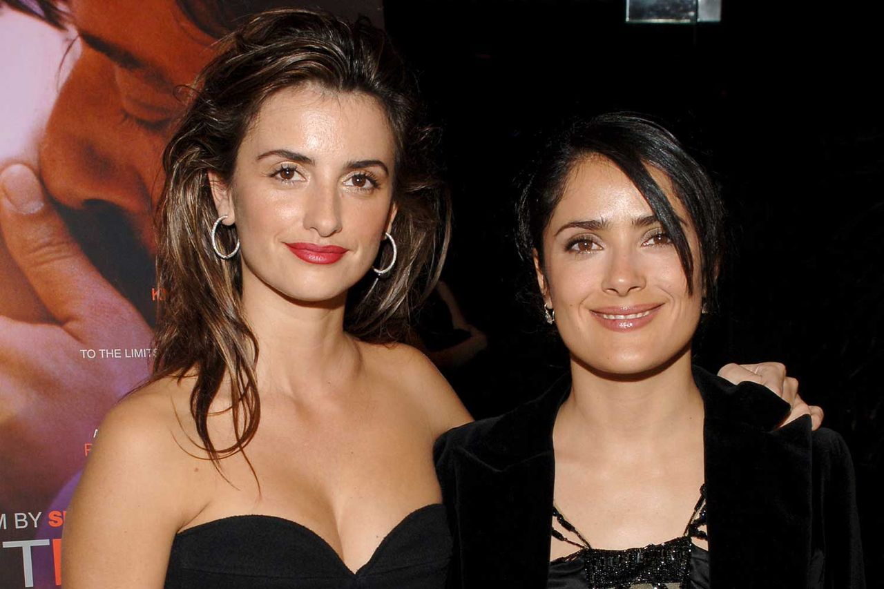 Penélope Cruz and Salma Hayek in 2005Credit: L. Cohen/WireImage