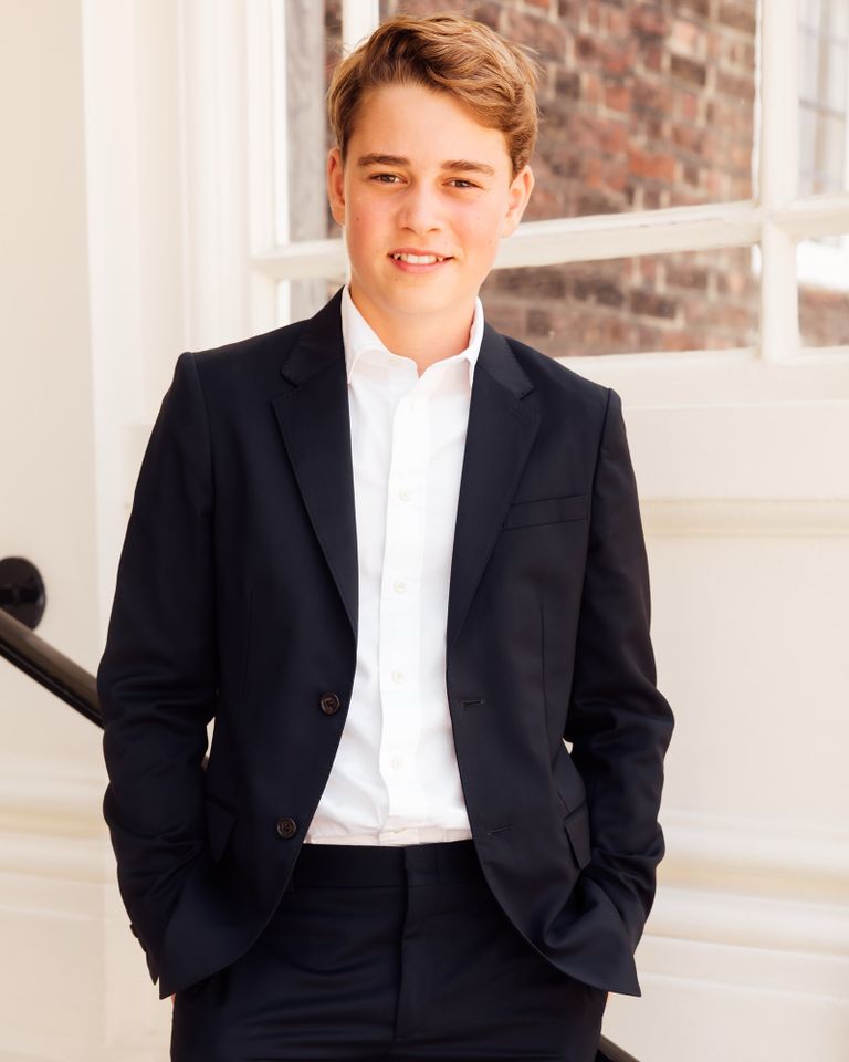 Prince George in his 13th birthday potraitCredit: The Prince and Princess of Wales/Instagram