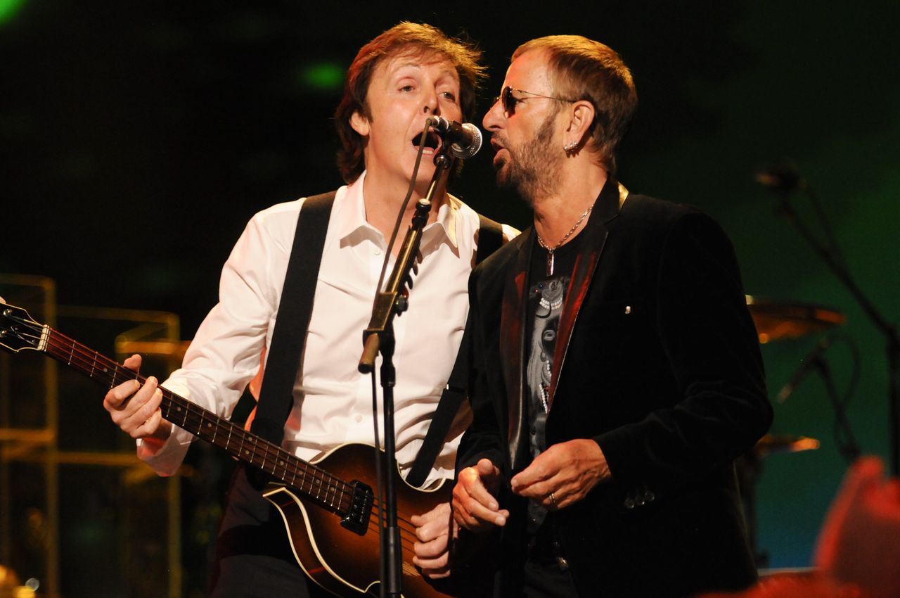 Ringo Starr Life in Pics Ringo Starr and Paul McCartney in 2009Credit: Kevin Mazur/MPL/WireImage