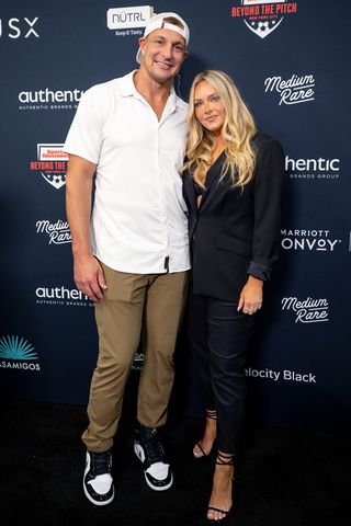 Rob Gronkowski and Camille Kostek at the Sports Illustrated's Rob Gronkowski and Camille Kostek at Sports Illustrated’s ‘Beyond the Pitch’ event in N.Y.C. on July 18, 2026Credit: Courtesy Authentic Live, a Division of Authentic Brands Group