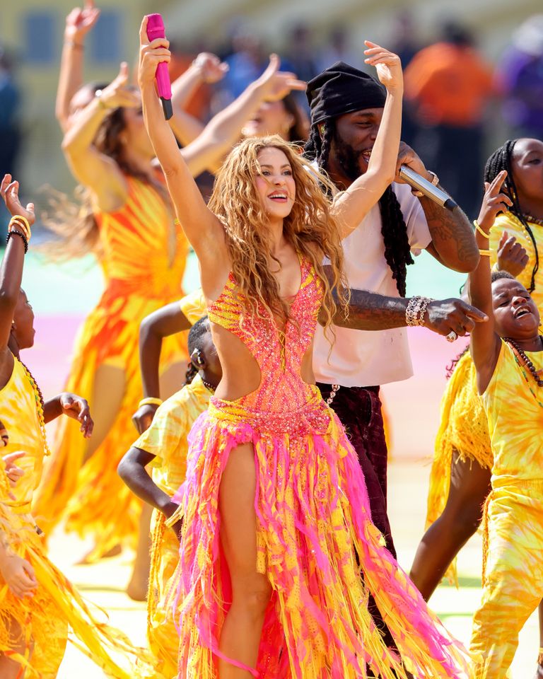 Shakira performs during FIFA World Cup 2026⢠Topps Final Halftime Show Shakira at 2026 FIFA World Cup FinalCredit: Kevin Kane/Getty for Global Citizen