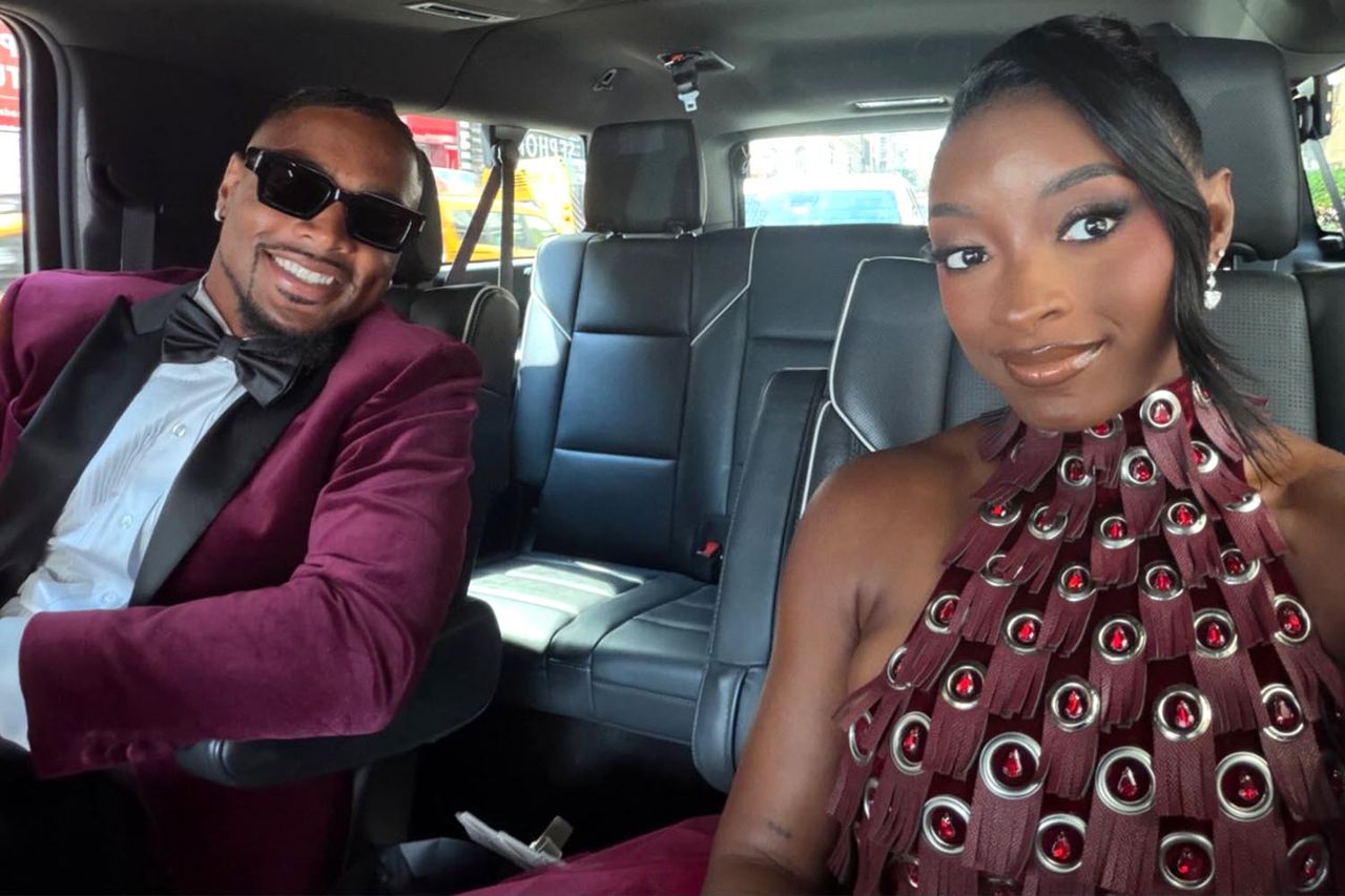 Simone Biles and Jonathan Owens attend Taylor Swift and Travis Kelce's wedding Simone Biles and Jonathan Owens attend Taylor Swift and Travis Kelce’s weddingCredit: Simone Biles/Instagram