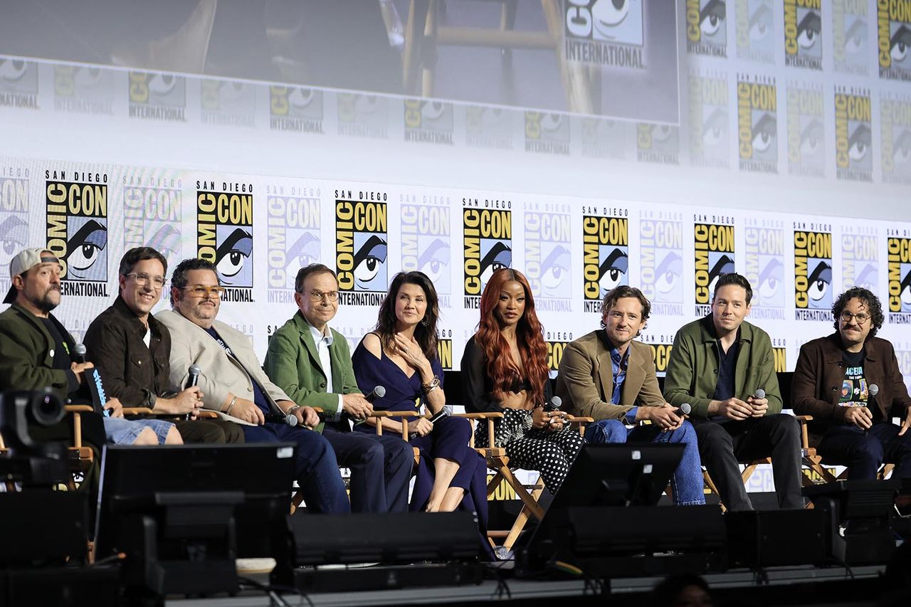 The members of the ‘Spaceballs: The New One’ Comic-Con panel on July 24Credit: Amy Sussman/Getty