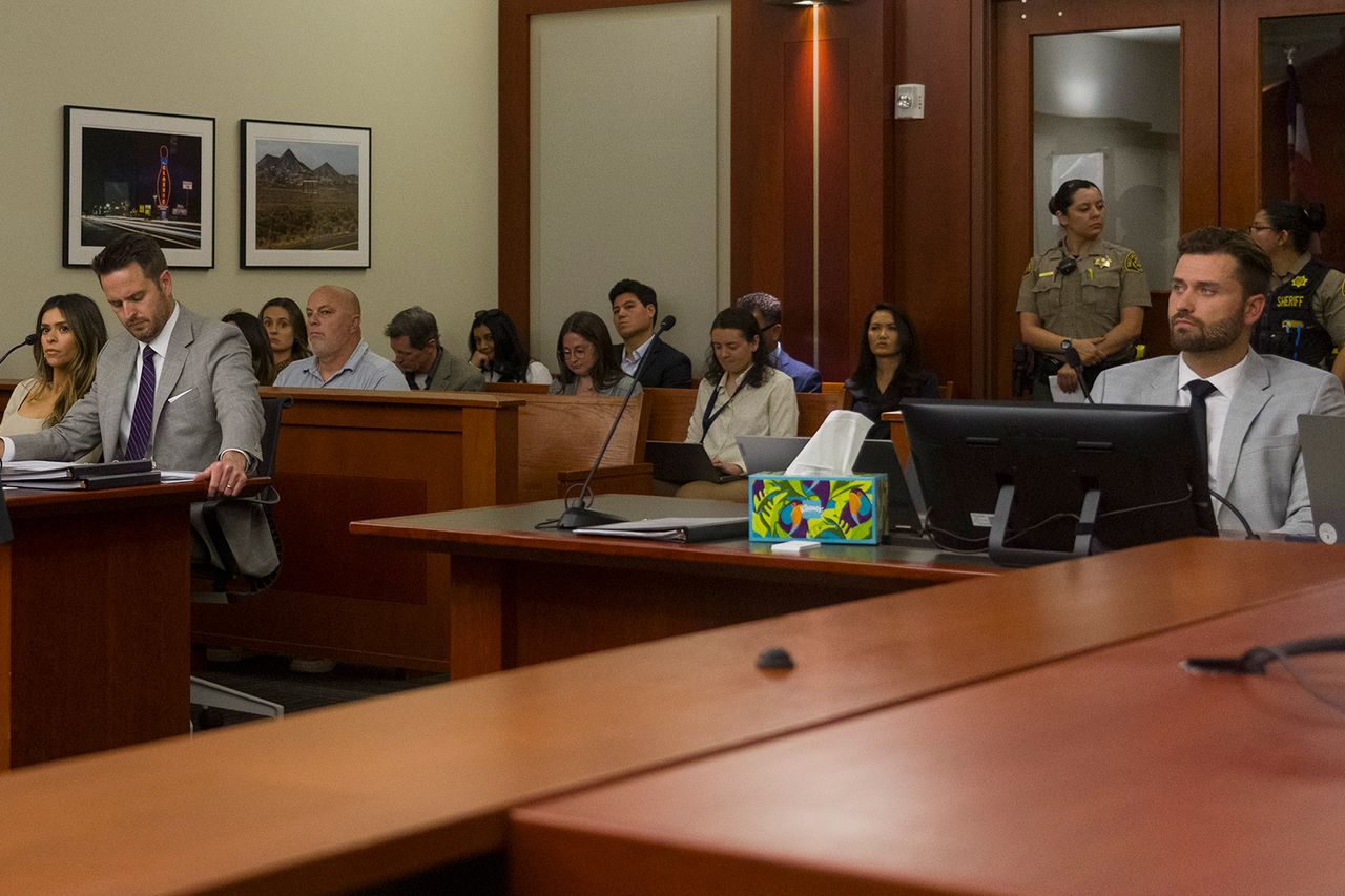 Taylor Frankie Paul and Dakota Mortensen appear during a hearing regarding their protective orders at Third District Courthouse on April 30, 2026 in Salt Lake City. Taylor Frankie Paul and Dakota Mortensen on April 30, 2026 in Salt Lake City.Credit: Bethany Baker - Pool/Getty