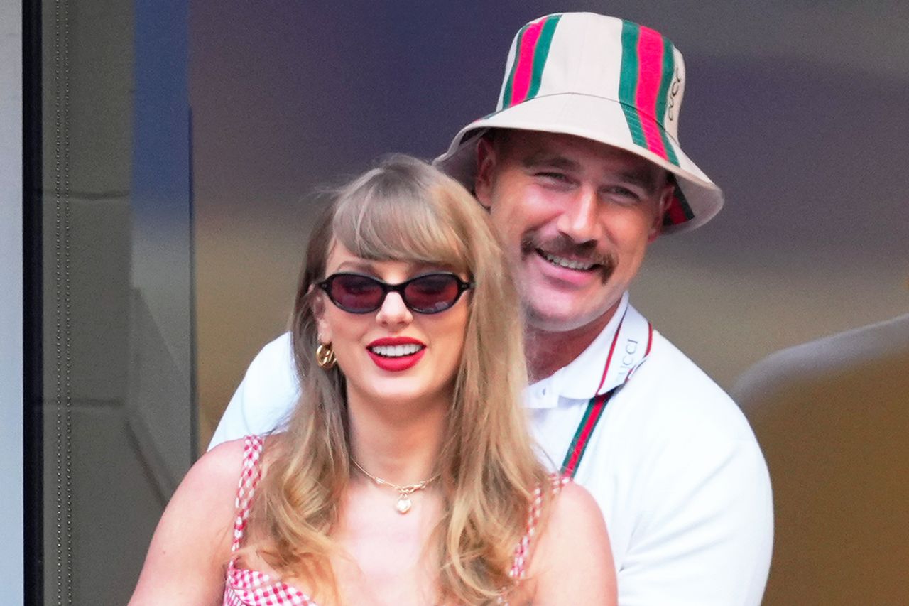 Taylor Swift and Travis KelceCredit: Gotham/GC Images
