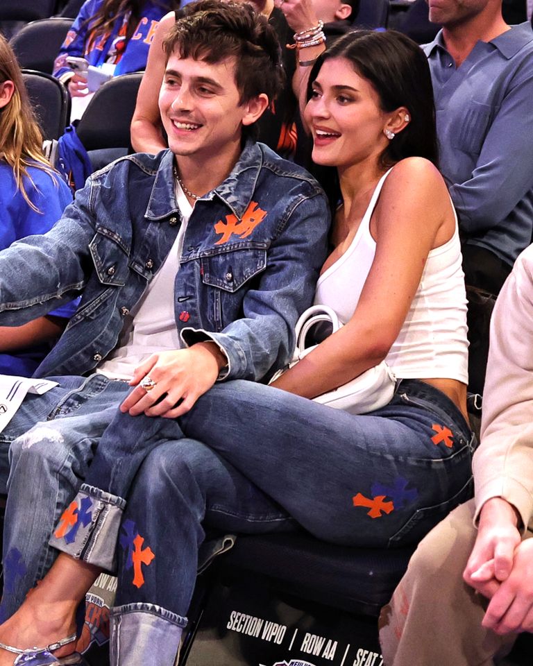 Timothee Chalamet and Kylie Jenner attend the game between the San Antonio Spurs and the New York Knicks Timothée Chalamet and Kylie Jenner attend the game between the San Antonio Spurs and the New York Knicks during Game Four of the 2026 NBA FinalsCredit: Jim Poorten/NBAE via Getty