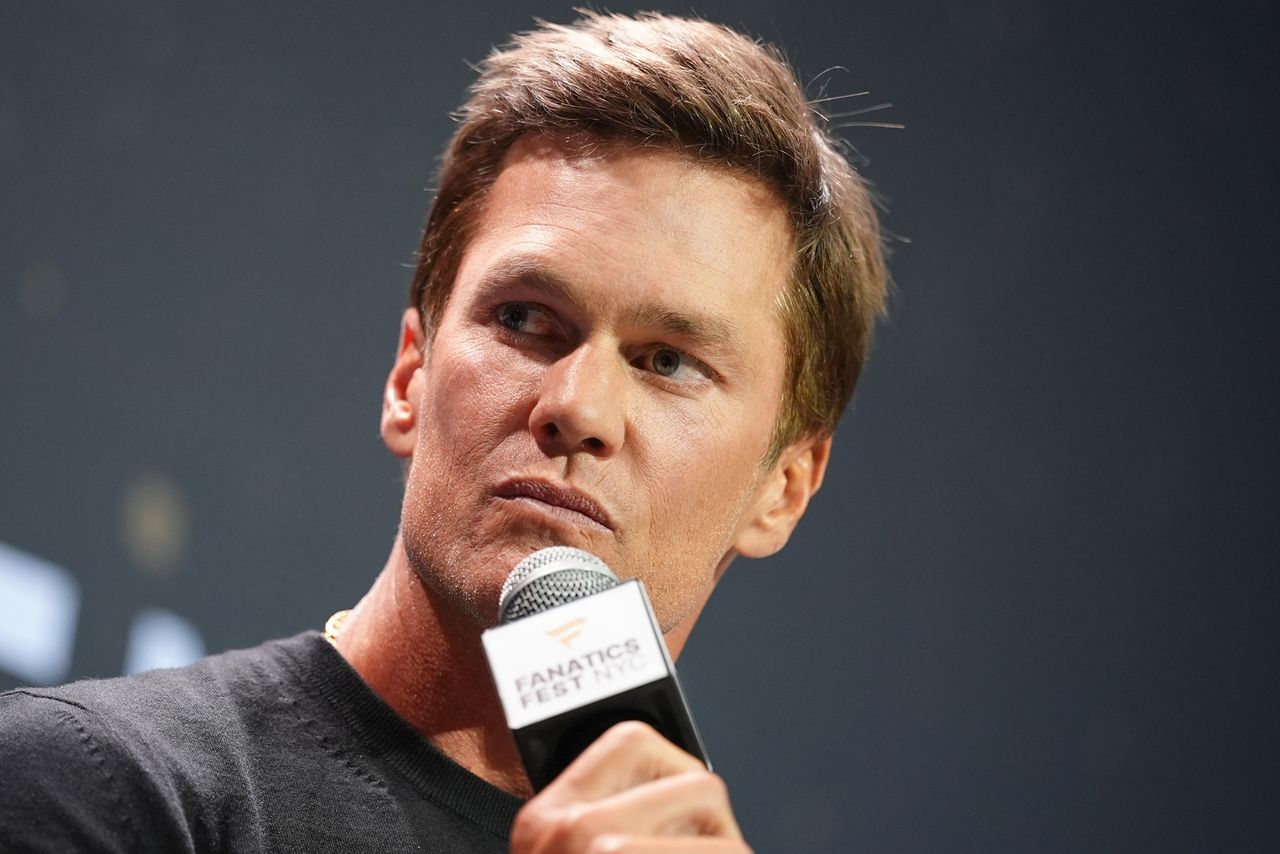 om Brady speaks onstage during the This is Why We Collect panel at Fanatics Fest NYC 2026 at Jacob Javits Center on July 17, 2026Credit: John Nacion/Getty