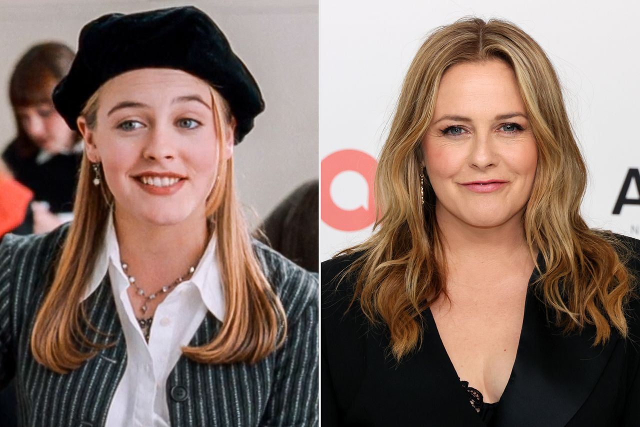 Alicia Silverstone in ‘Clueless’; Alicia Silverstone attends the Elton John AIDS Foundation’s 32nd Annual Academy Awards Viewing Party on March 10, 2024Credit: Paramount Pictures; Dia Dipasupil/WireImage