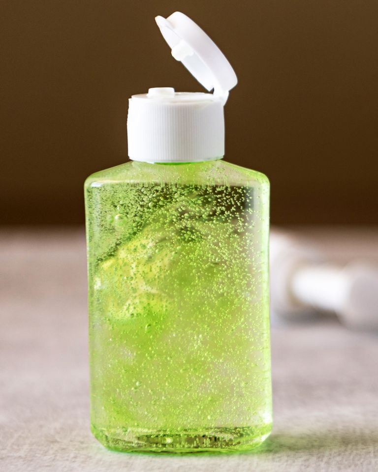 A bottle of aloe vera gel A bottle of aloe vera gelCredit: MonicaNinker/iStockphoto/Getty
