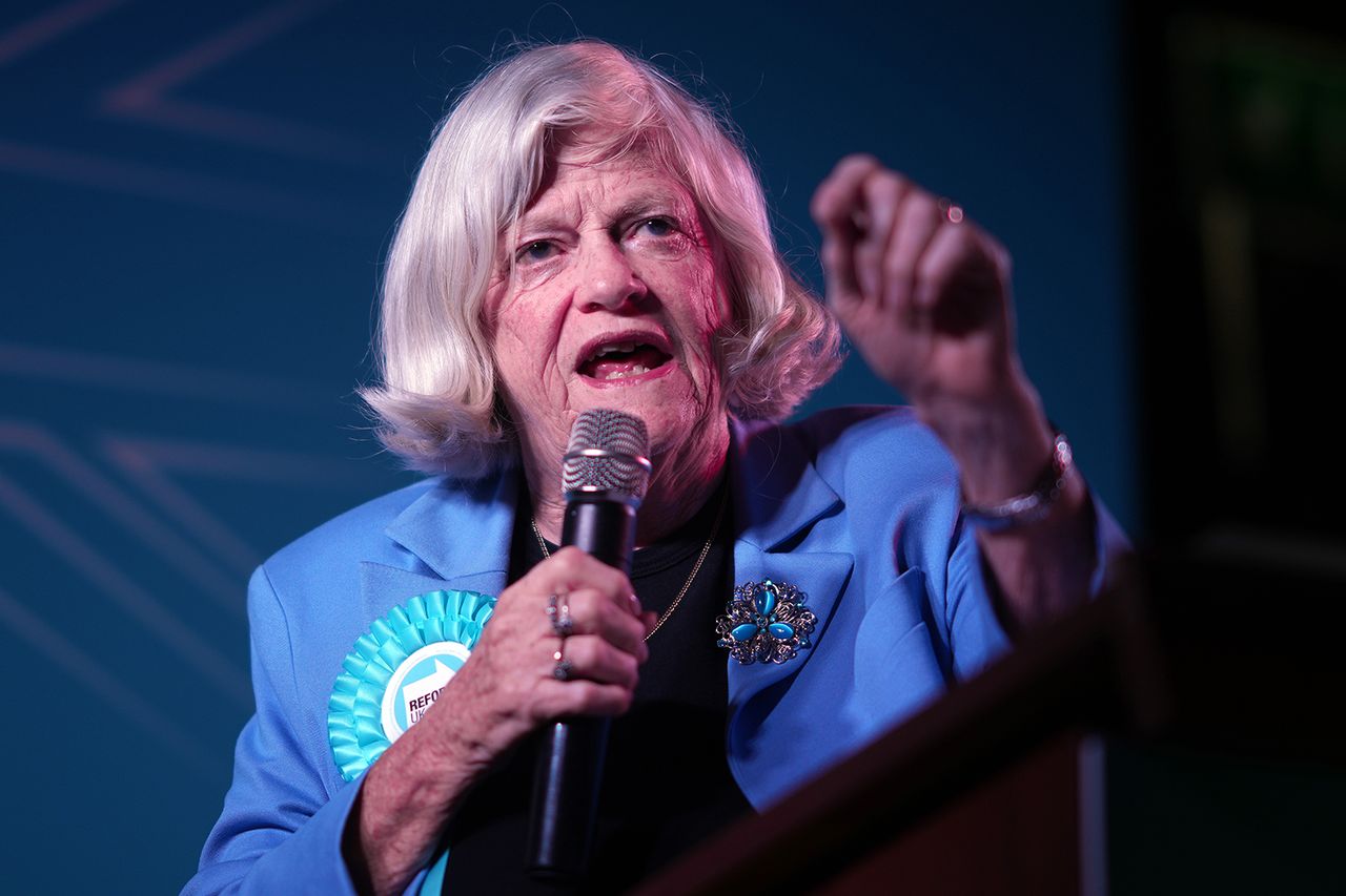 Ann Widdecombe is pictured in June 2024Credit: Christopher Furlong/Getty