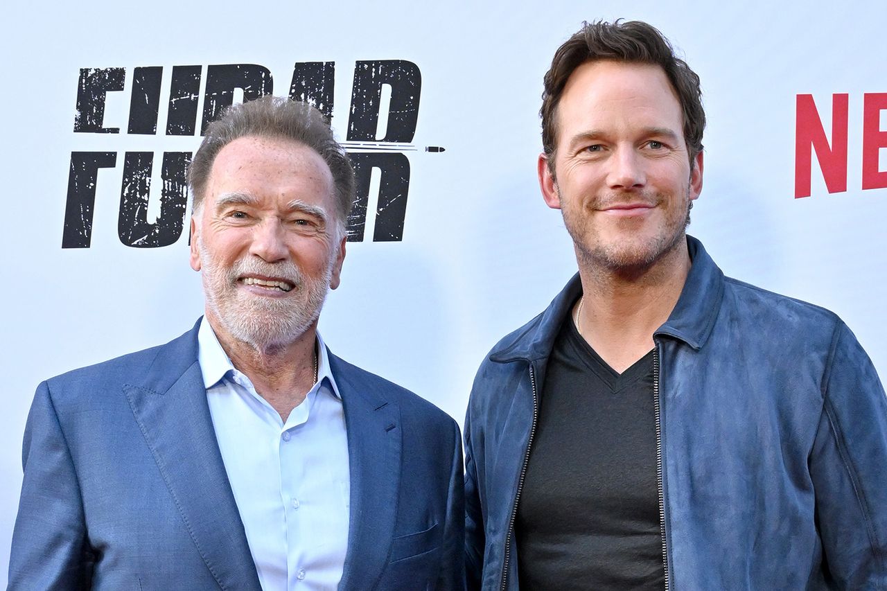 Arnold Schwarzenegger and Chris Pratt in 2025Credit: Axelle/Bauer-Griffin/FilmMagic