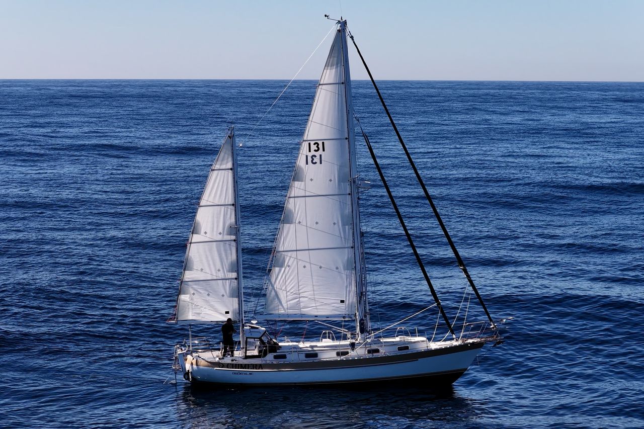 Sailor Sets Out on 10,000-Mile Journey to Become First Person to Complete a Solo, Nonstop Circumnavigation of the Arctic Ocean Arctic sailing expeditionCredit: Courtesy of Matt Rutherford