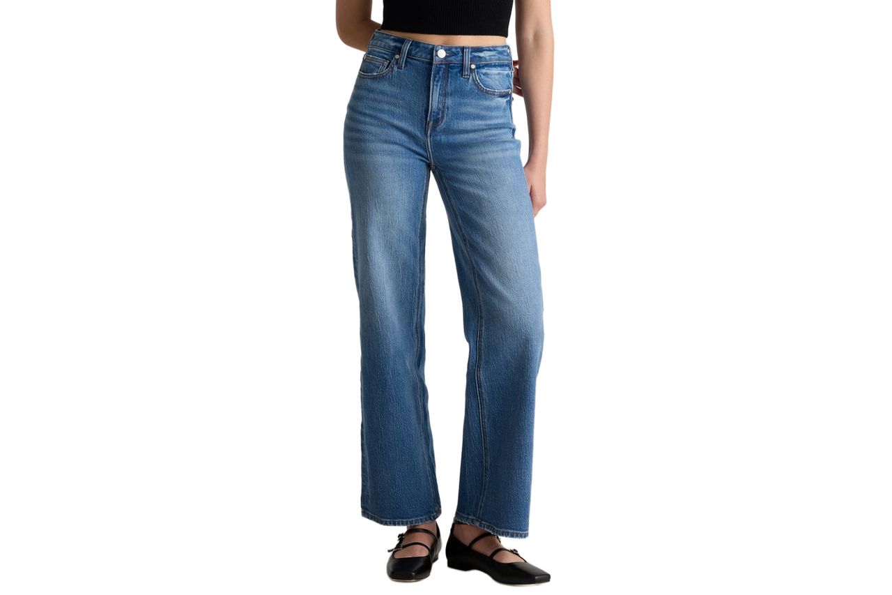 Bella Stretch Relaxed Straight Jeans Credit: Quince