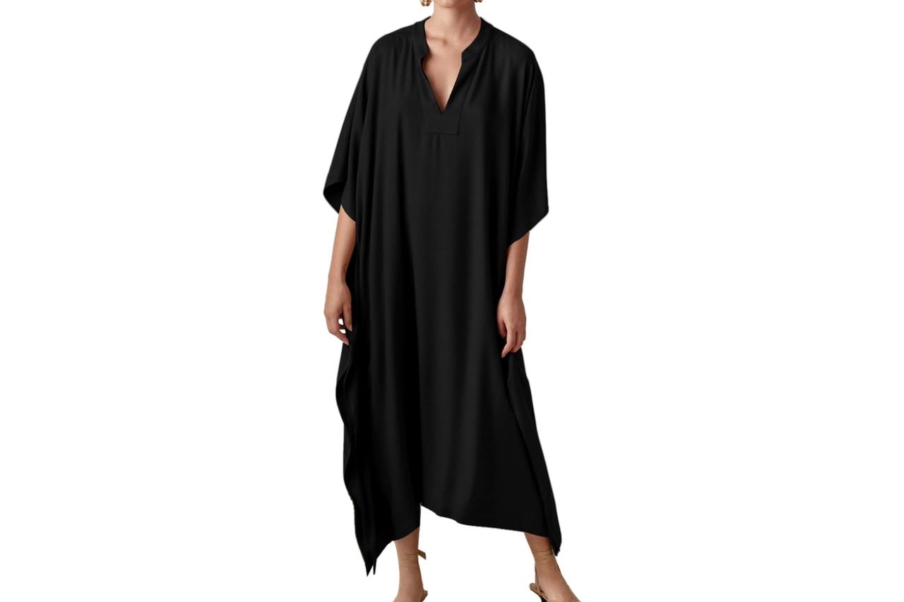 Bsubseach Women Kaftan Dresses Caftan Maxi Dress Swimsuit Cover Up Moomoo Credit: Amazon