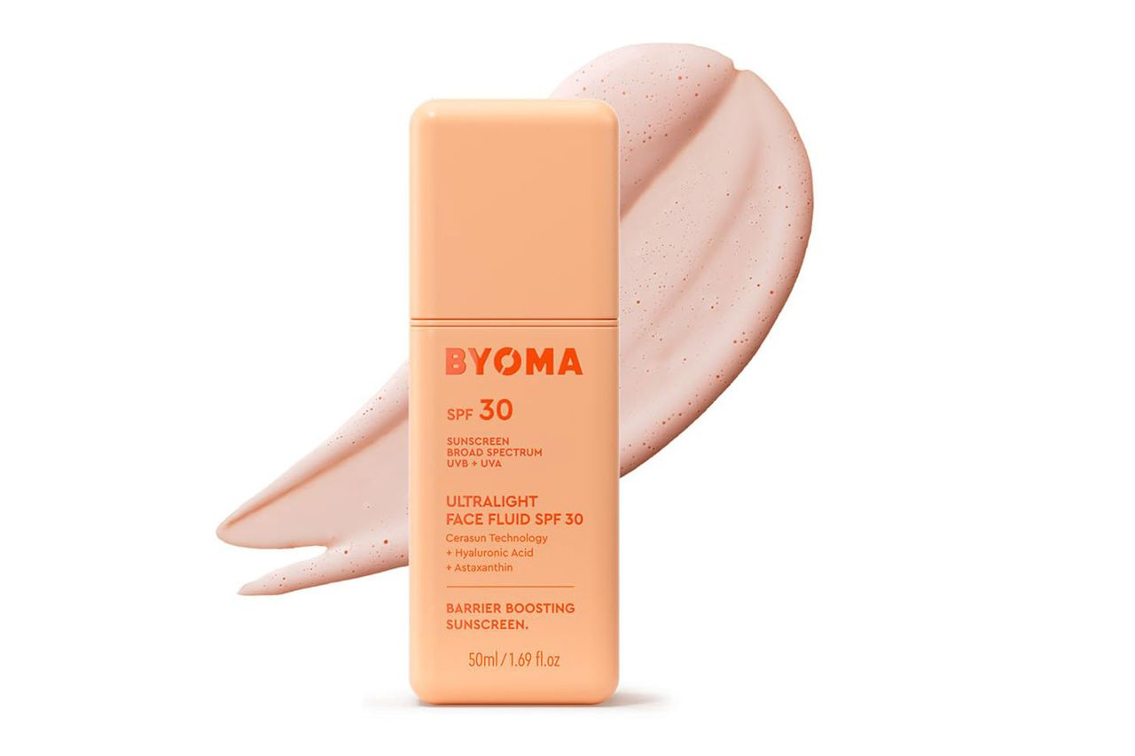 BYOMA SPF 30 Face Fluid Credit: Amazon