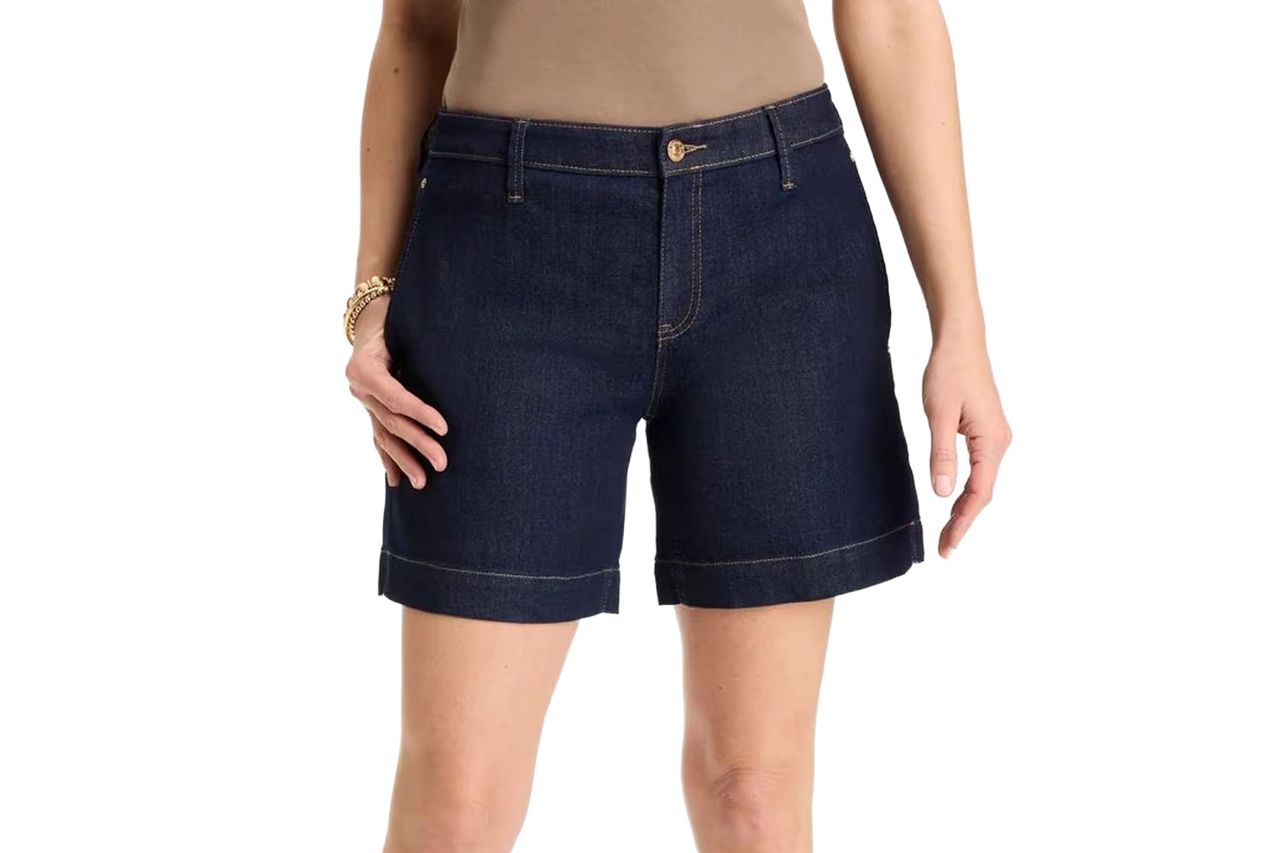 Chicos Denim Trouser Shorts Credit: Chicos