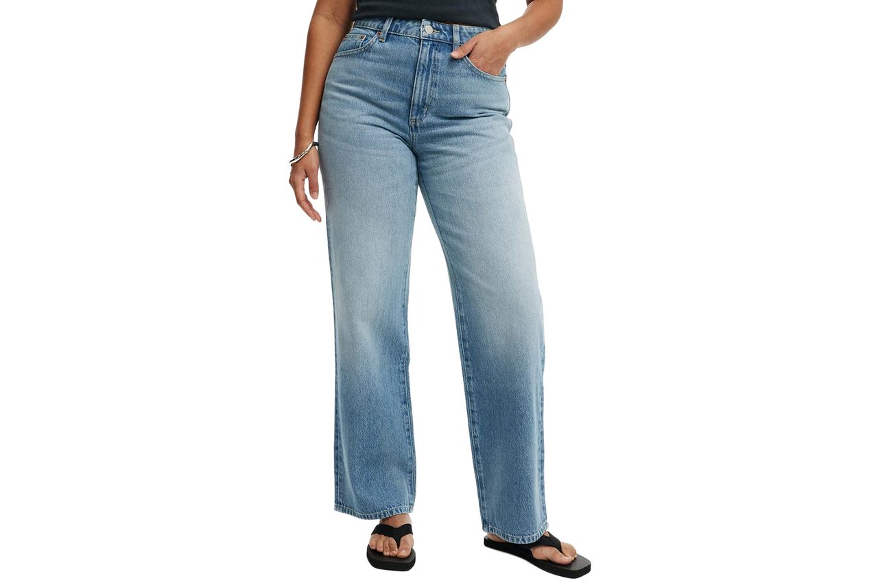 Curvy '91 High Waist Straight Leg Jeans Cotton On Credit: Nordstrom