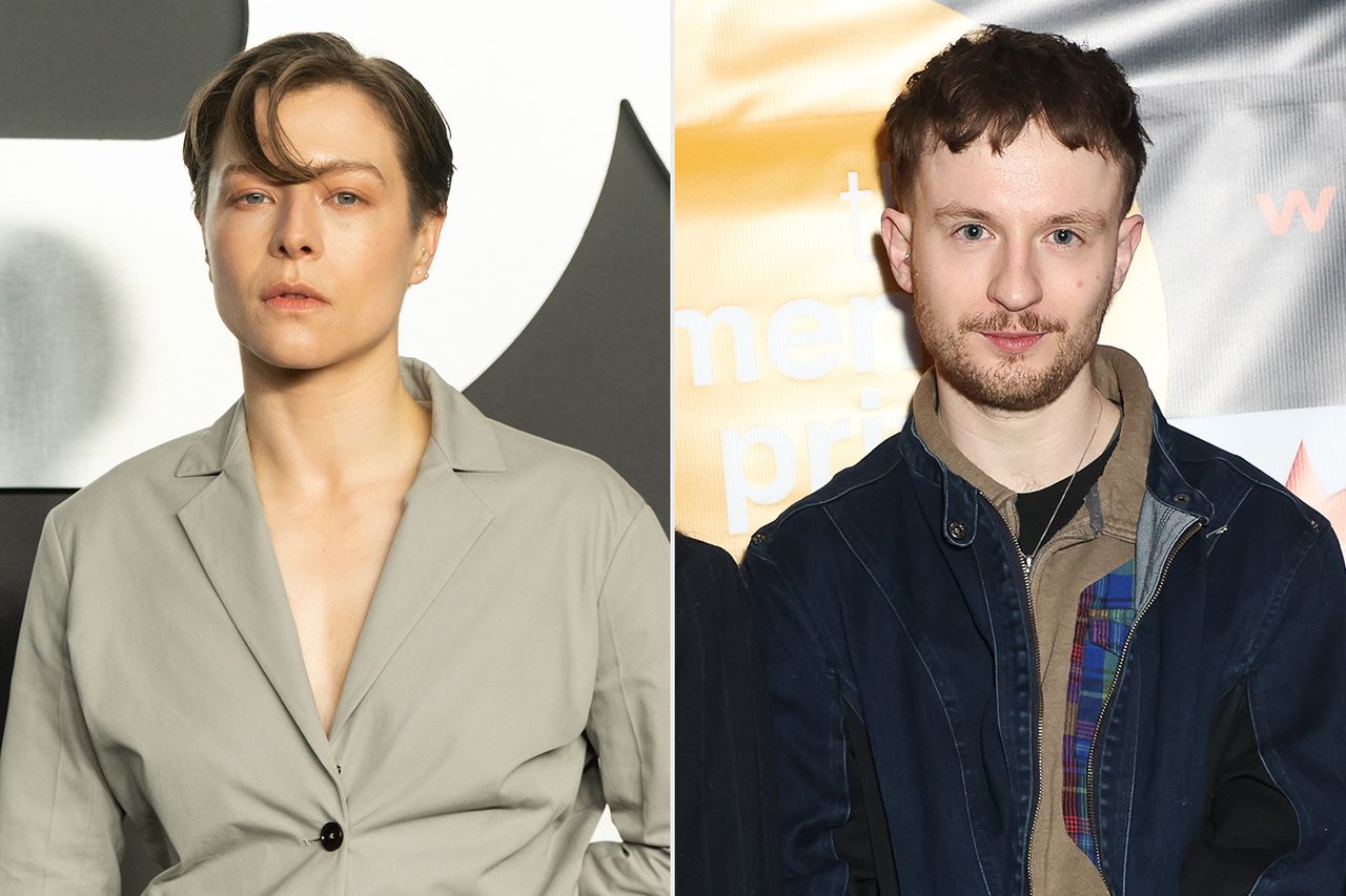 Emma D'Arcy attends on March 25, 2026 in London, England; Thomas May Bailey on January 19, 2024 in London, England. Emma D’Arcy on March 25, 2026 in London, England. ; Thomas May Bailey on January 19, 2024 in London, EnglandCredit: Samir Hussein/WireImage; Hoda Davaine/Dave Benett/Getty
