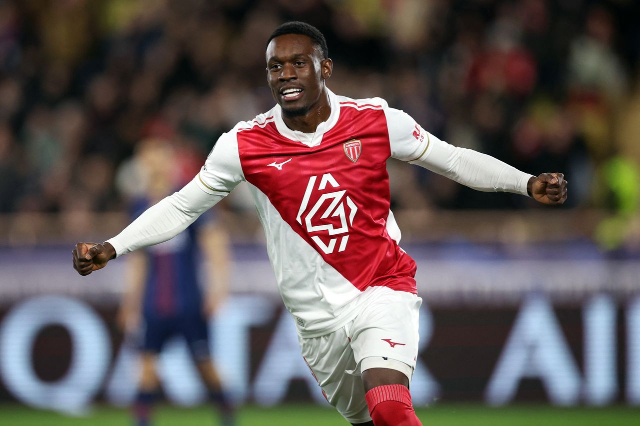 Folarin Balogun during the UEFA Champions League knockout round play-off first leg football match on Feb. 17, 2026, in Monaco.Credit: Valery HACHE / AFP via Getty