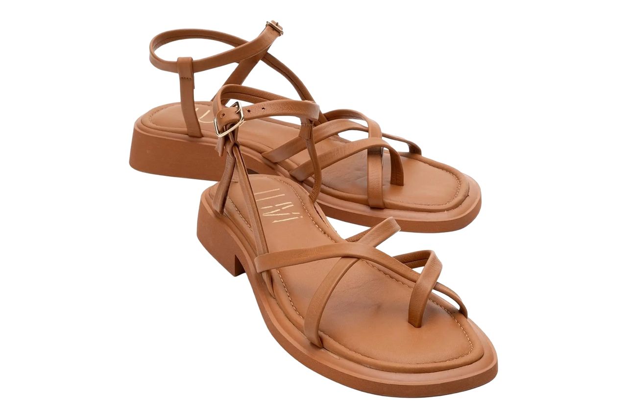 Nordstrom Forever & Always Shoes Antas Strappy Leather Flat Sandals Credit: Nordstrom