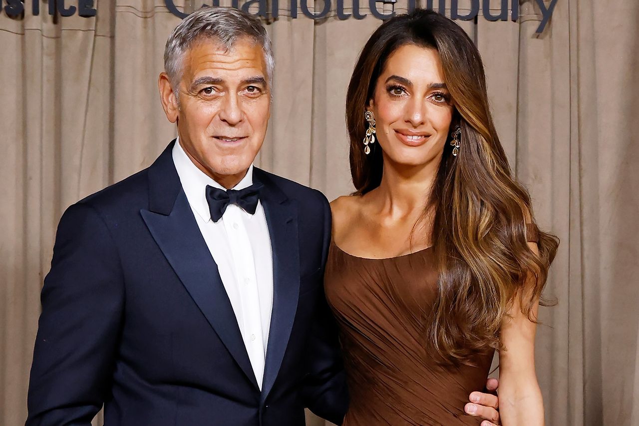 George Clooney and Amal Clooney on October 03, 2025 in London, England.Credit: Taylor Hill/Getty