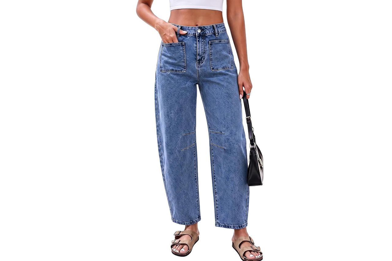 GRAPENT Barrel Jeans Credit: Amazon
